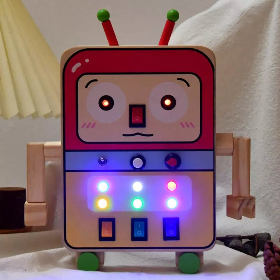 Tableau Montessori - BusyBoardCircuit™ - Robot - Developpement Bebe