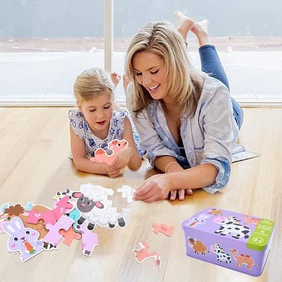 Puzzle Montessori - BabyPuzzle™ - Bétail - Developpement Bebe