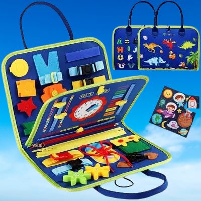 Tableau d'Activité Montessori - MontessoriBoard™ - Dinosaure - Developpement Bebe