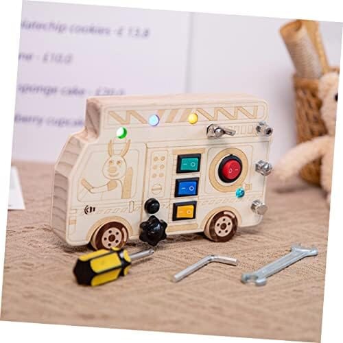Tableau Montessori - BusyBoardCircuit™ - Camion de pompier - Developpement Bebe